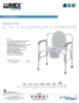 Product Sheet - Bariatric 3-in-1 Aluminum Commode